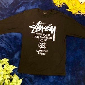 Stussy long sleeve graphic t-shirt
